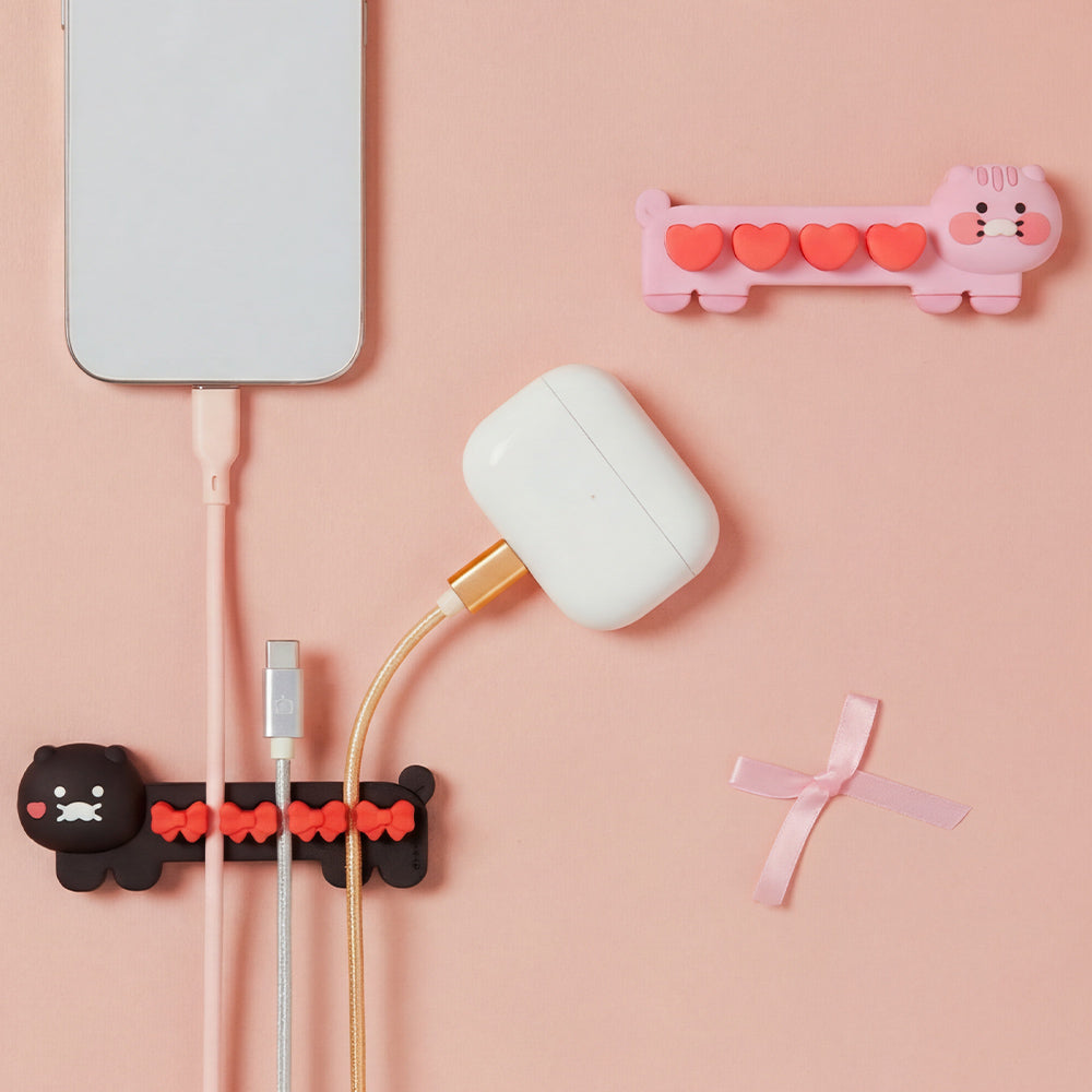 Black Cable 2PSet Chunsik - Korean kawaii Kakao Friends | Koolseoul