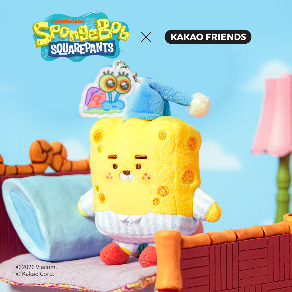 SpongeBobXFriends Baby SpongeBob Keychain Plush Little Ryan - Korean kawaii Kakao Friends | Koolseoul