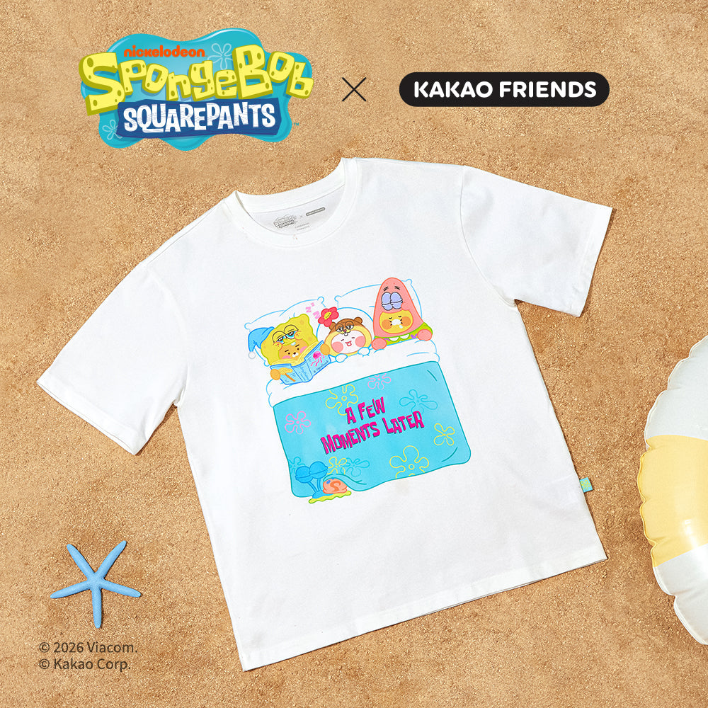 SpongeBobXFriends Women T-Shirt Friends - Authentic Kakao Friends from Korea | Koolseoul