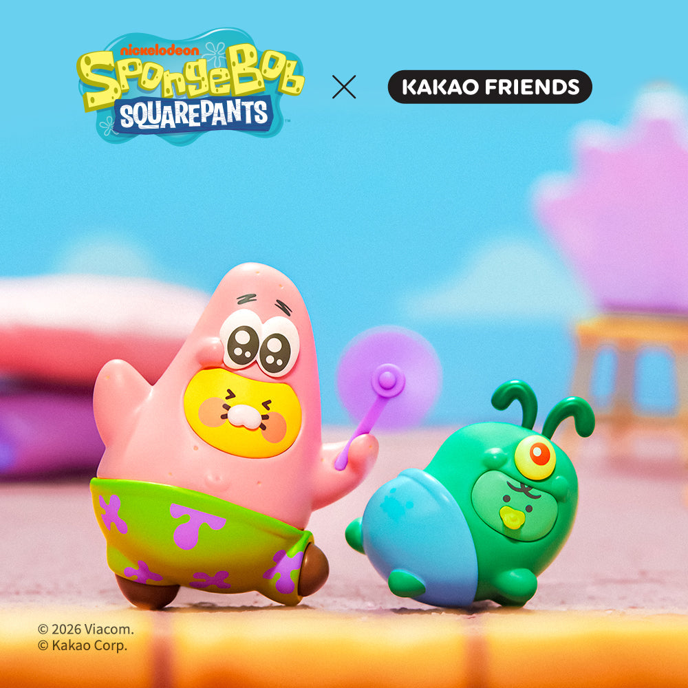 SpongeBobXFriends Air Freshener&Figurine Set Baby Chunsik&Jordy - Official Kakao Friends merchandise | Koolseoul