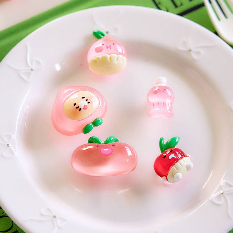 カカオフレンズ - ピーチピーチアクセサリーチャームセットフレンズ