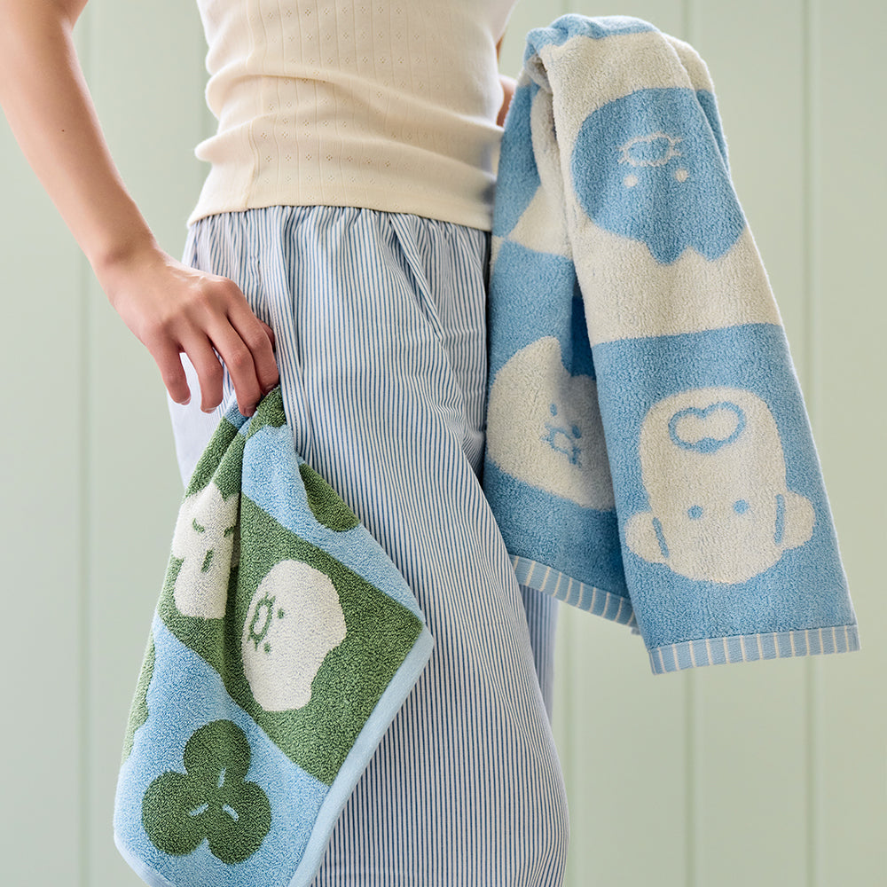Towel Set of 4 Frienday Face and Hand Chunsik - Kakao Friends - image 1