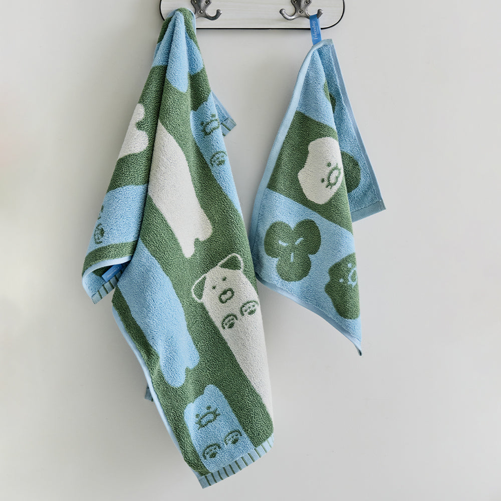 Towel Set of 4 Frienday Face and Hand Chunsik - Kakao Friends - image 2