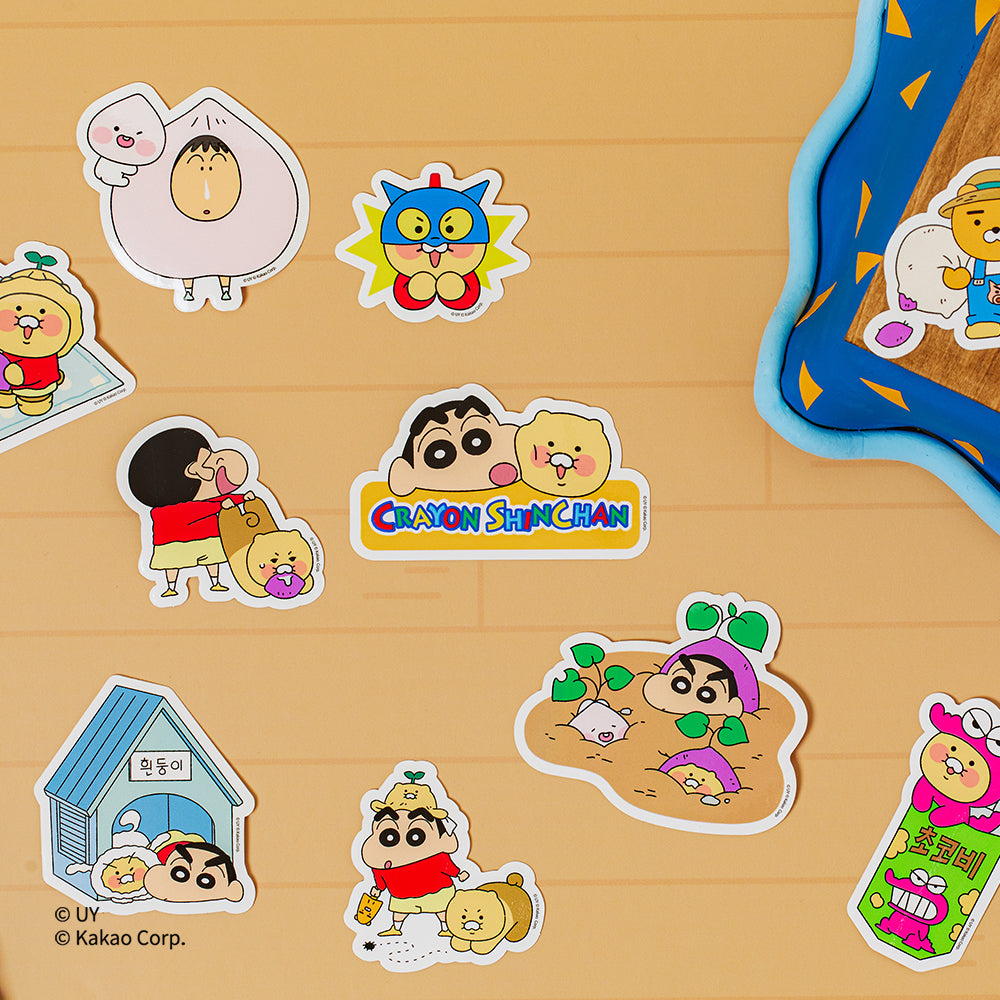 Deco Stickers Shin-chan X Friends - Kakao Friends - image 2