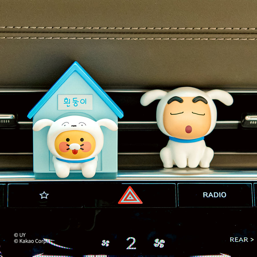 Car Air Freshener and Figure Set Shin-chan X Friends Chunsik - Kakao Friends