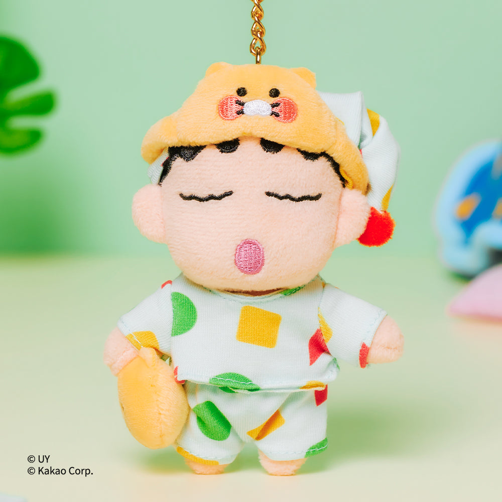 Plush Keychain Shin-chan X Friends Pajamas Shin-chan - Kakao Friends - image 1