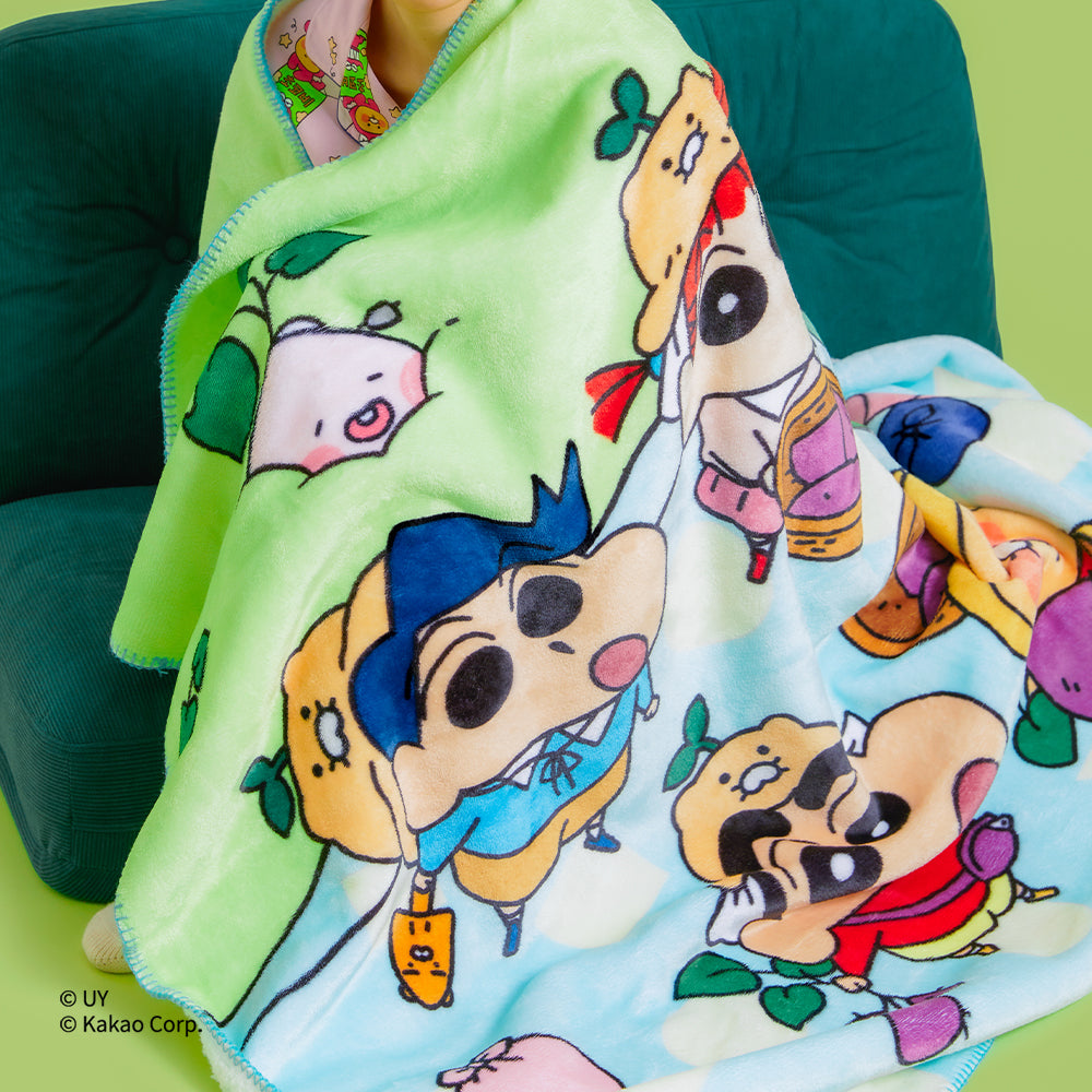 Large Fleece Blanket Shin-chan X Friends - Kakao Friends - image 2