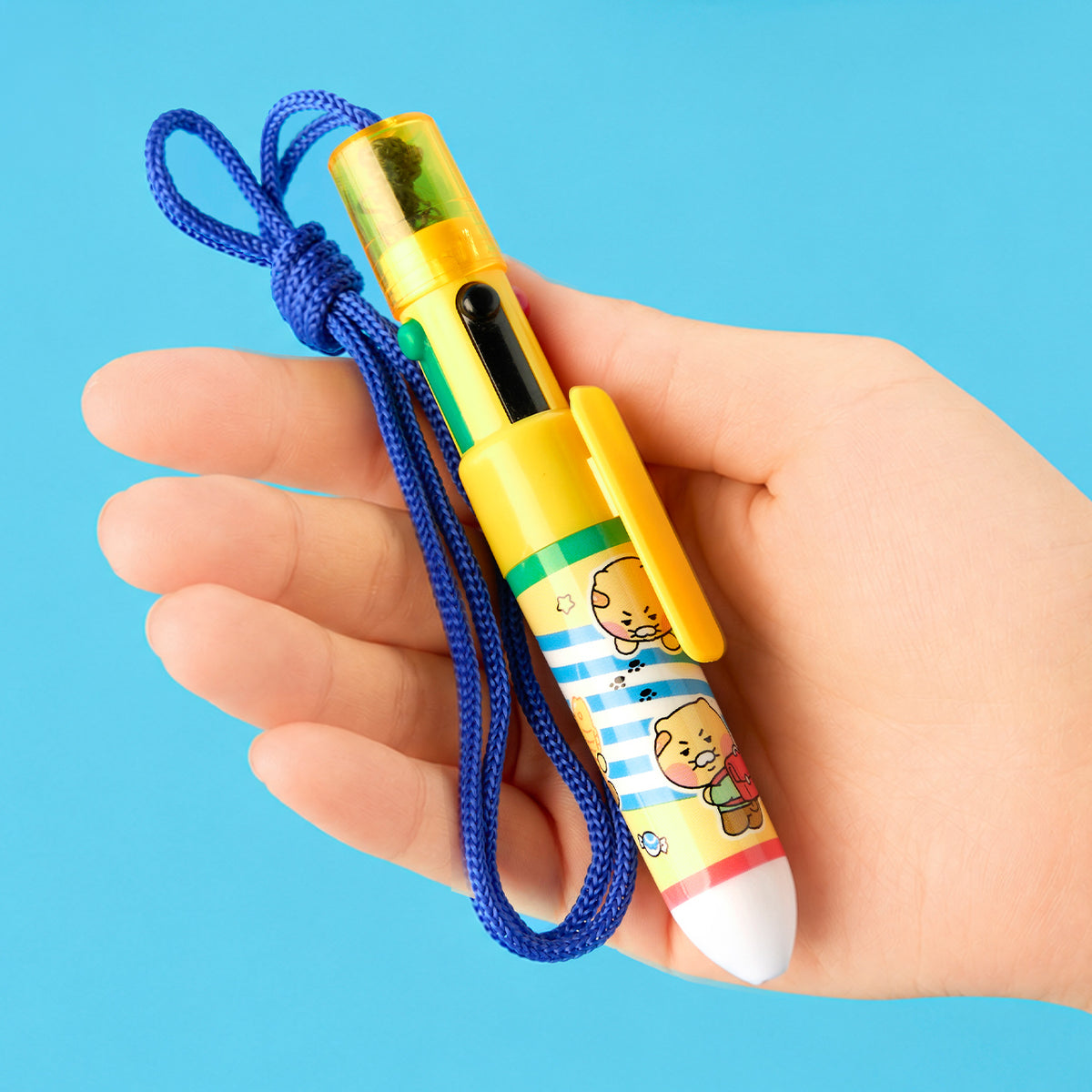 Mini 4-Color Necklace Pen Frunji Chunsik - Kakao Friends - image 2