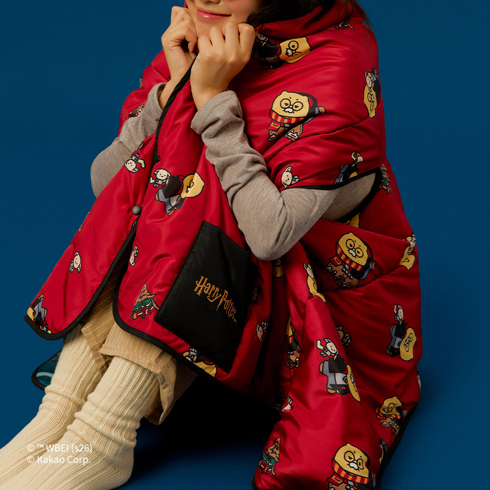 Reversible Cape Blanket Harry Potter X Friends Chunsik - Kakao Friends - image 2