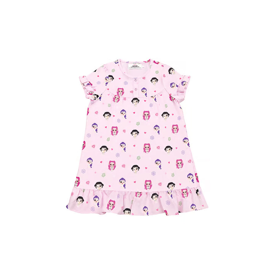 K-POP DEMON HUNTERS HUNTRX Kids Pajama Dress