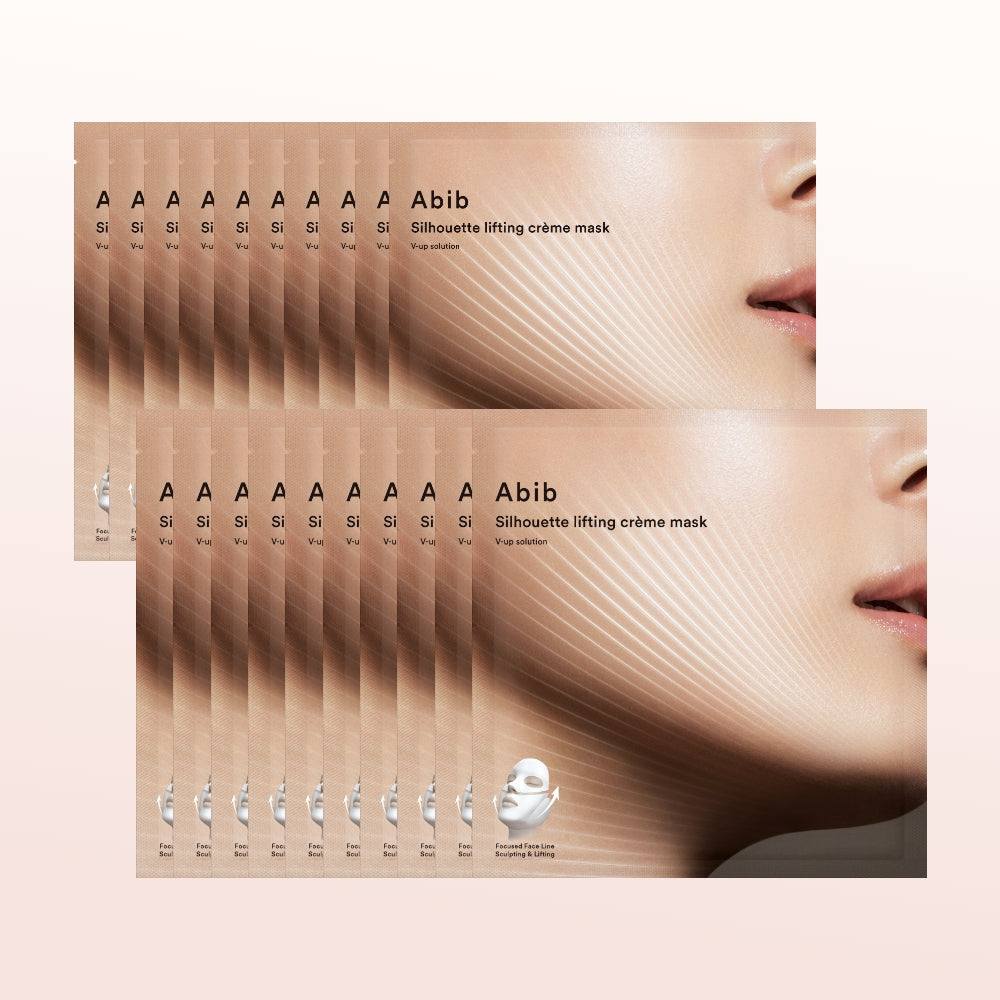 ABIB Silhouette Lifting Cream Mask V-Up 4 Sheets Set of 5