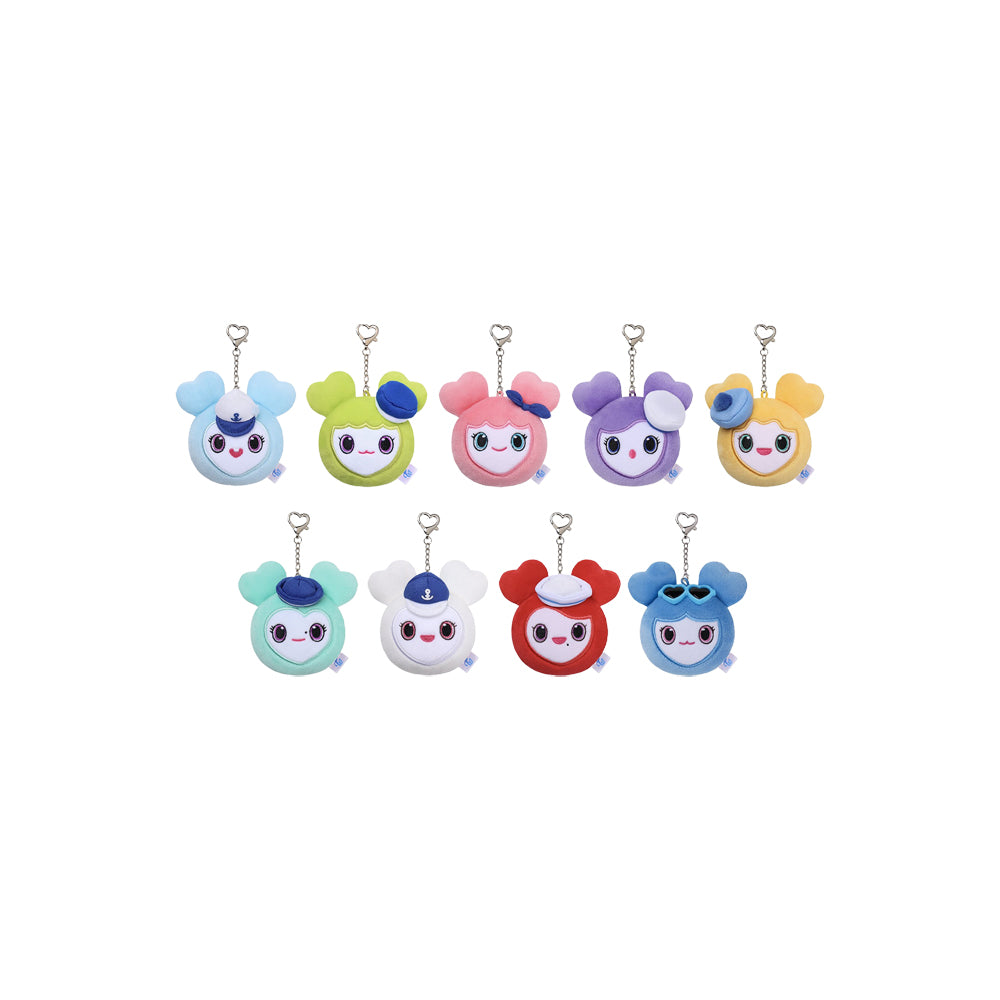 TWICE Lovely Face Keyring Marine — TWICE