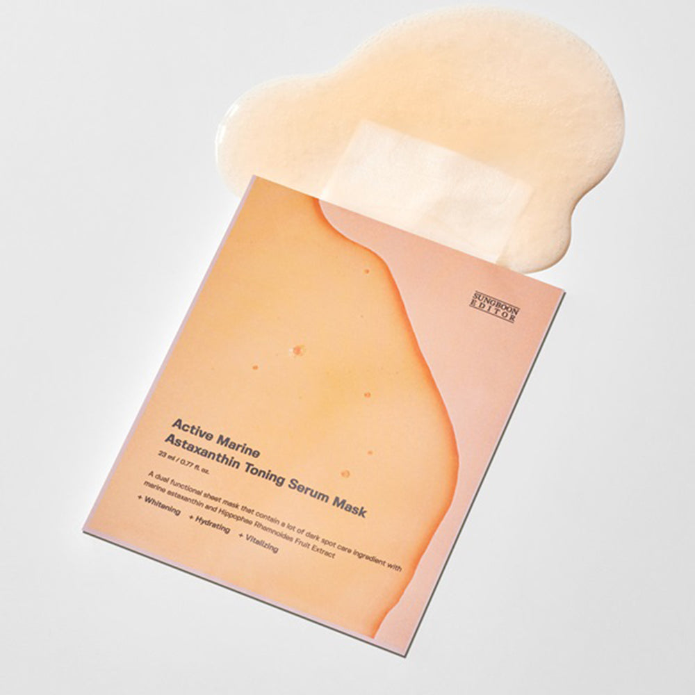 SUNGBOON EDITOR Marine Astaxanthin Sheet mask 10 pcs