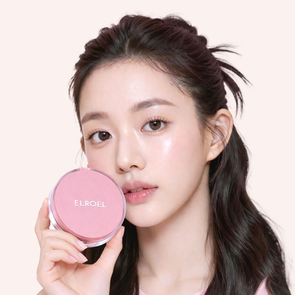 ELROEL Strawberry Milk Tone-up Sun Cushion - Korean sun cushion, view 2