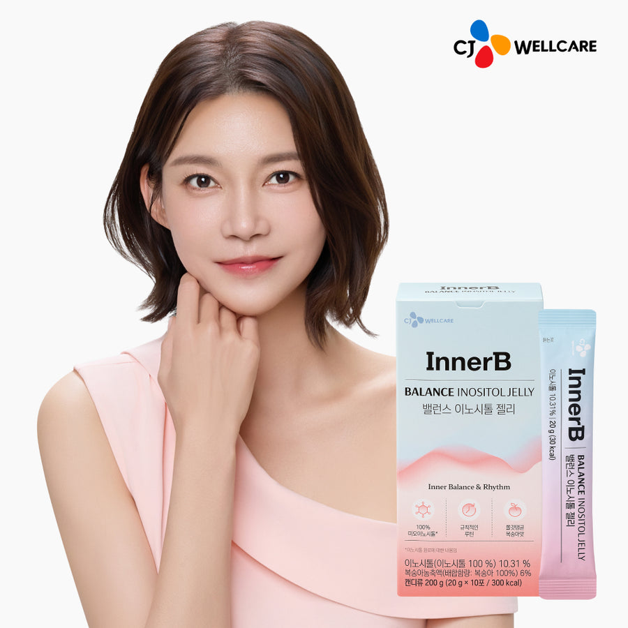INNERB CJ INNERB バランス イノシトール ゼリー ピーチ ミオ-イノシトール コリン 10スティックゼリー