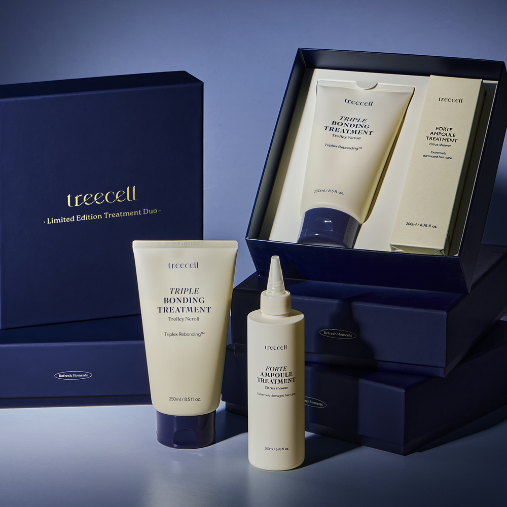 TREECELL Forte Ampoule Treatment & Triple Bonding Treatment Set - Korean hair care set, view 2