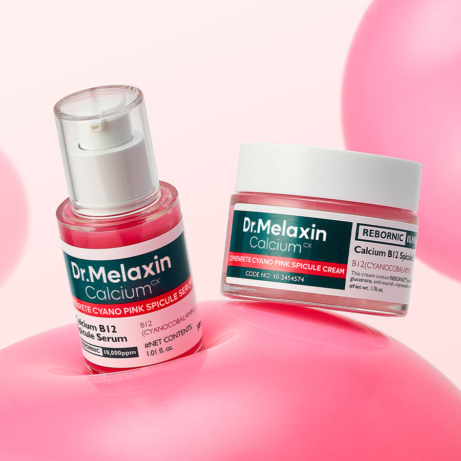 DR.MELAXIN Cyano Pink Spicule Cream & Serum Set (Set of 2)