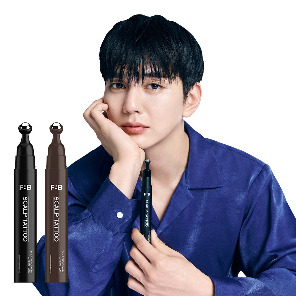 FORBEAUT Scalp Tattoo Black - Korean scalp tint
