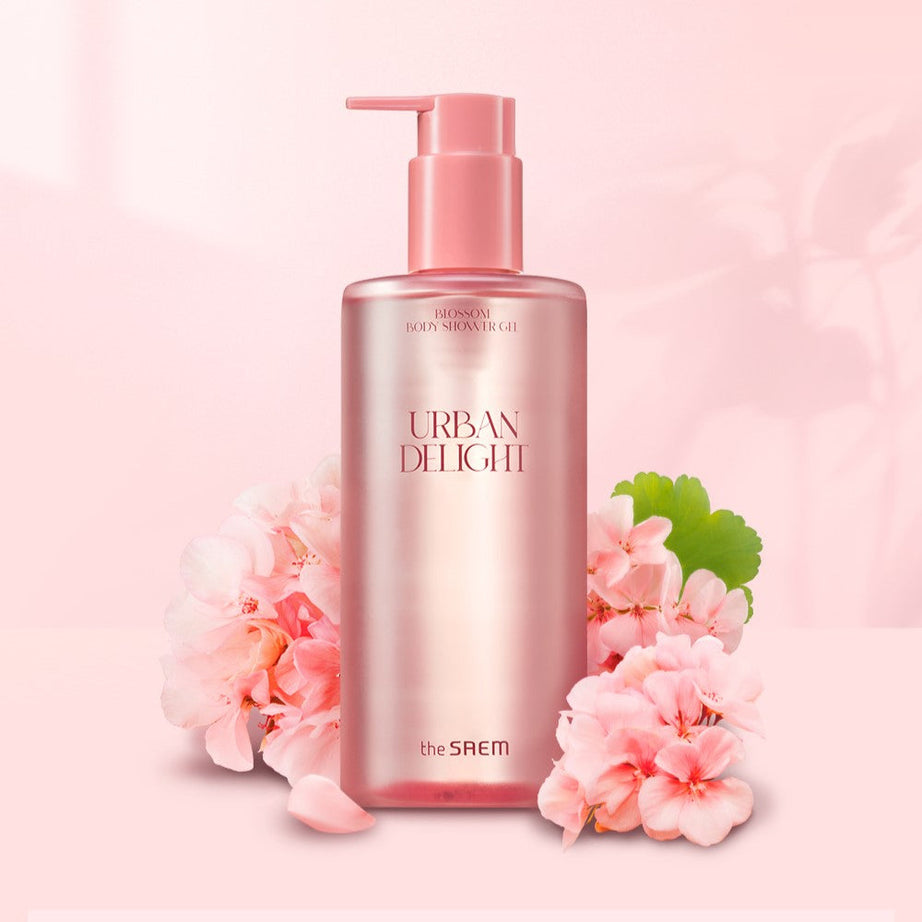 THE SAEM Urban Delight Body Shower Gel Blossom 400ml available on Koolseoul.com, your Korean Eshop from Seoul !