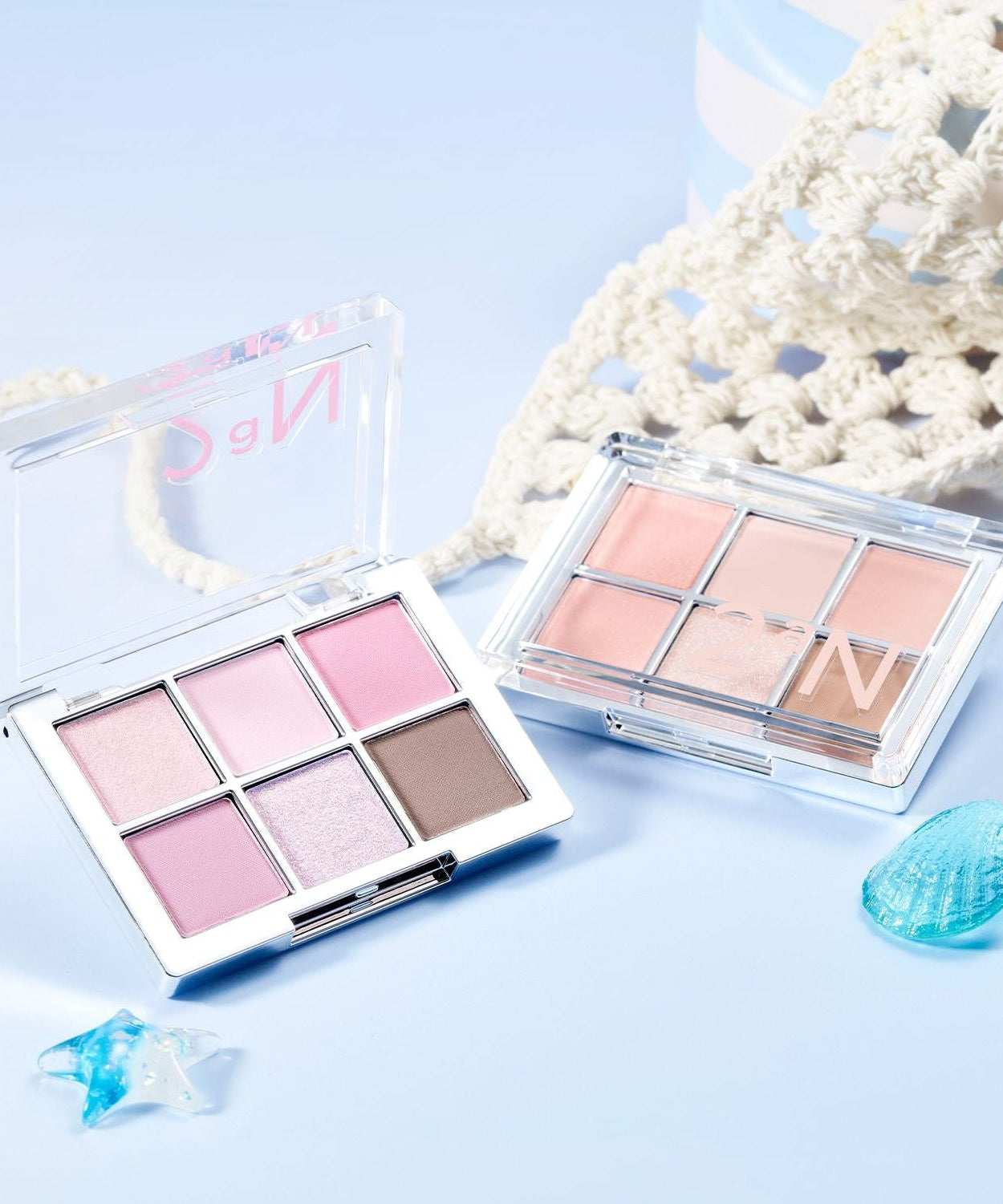 2AN Better Me Eye Palette 4.5g with shades of pink and neutral tones in a sleek compact, perfect for a polished makeup look.