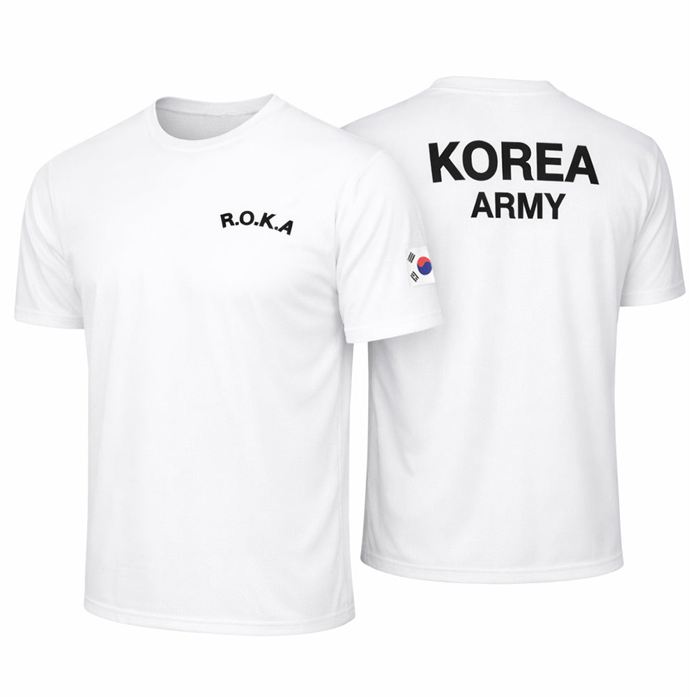 ASORT ROKA Korea Army T-shirt White