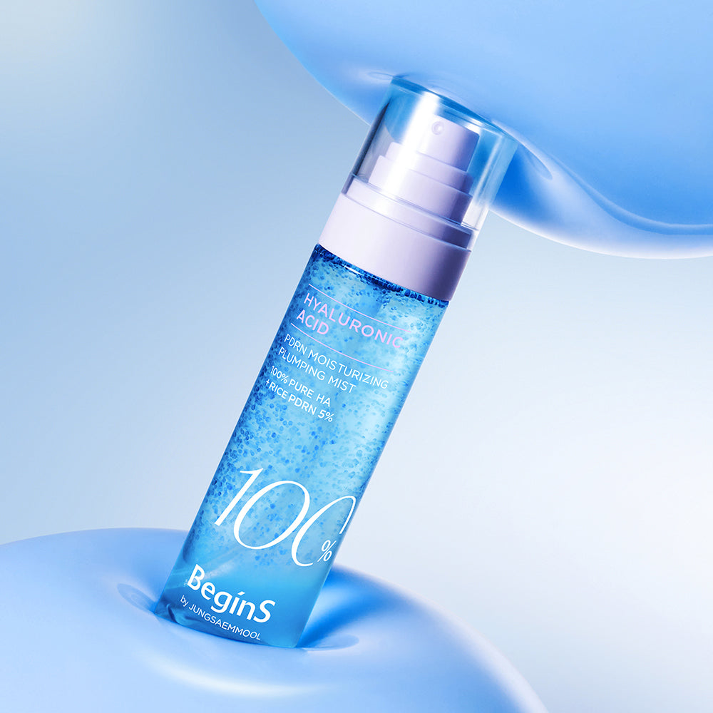 JUNG SAEM MOOL BeginS Blue Hydrangea Hyaluronic Acid PDRN Plumping Mist - Korean face mist, view 2