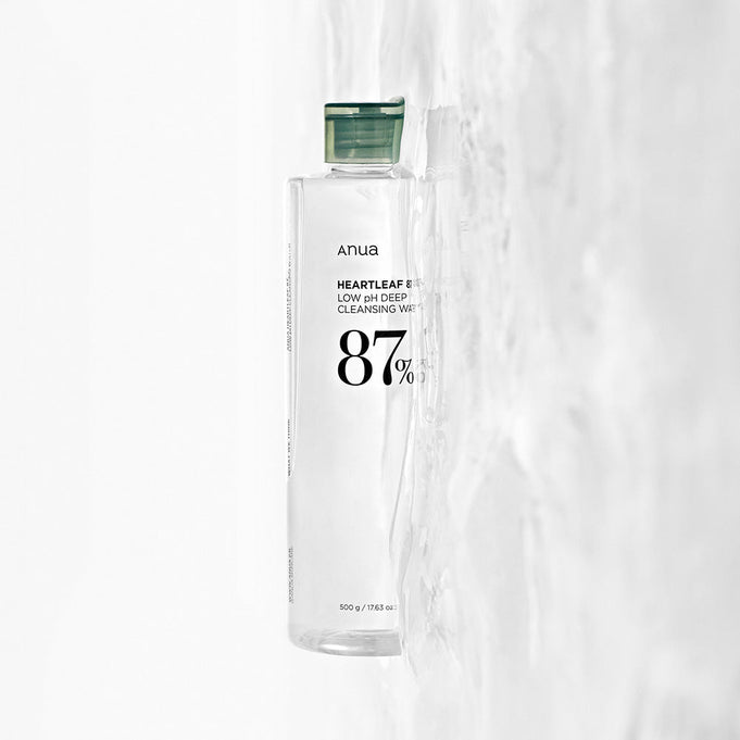 ANUA Heartleaf 87 Low ph Deep Cleansing Water 500ml | Kool Seoul