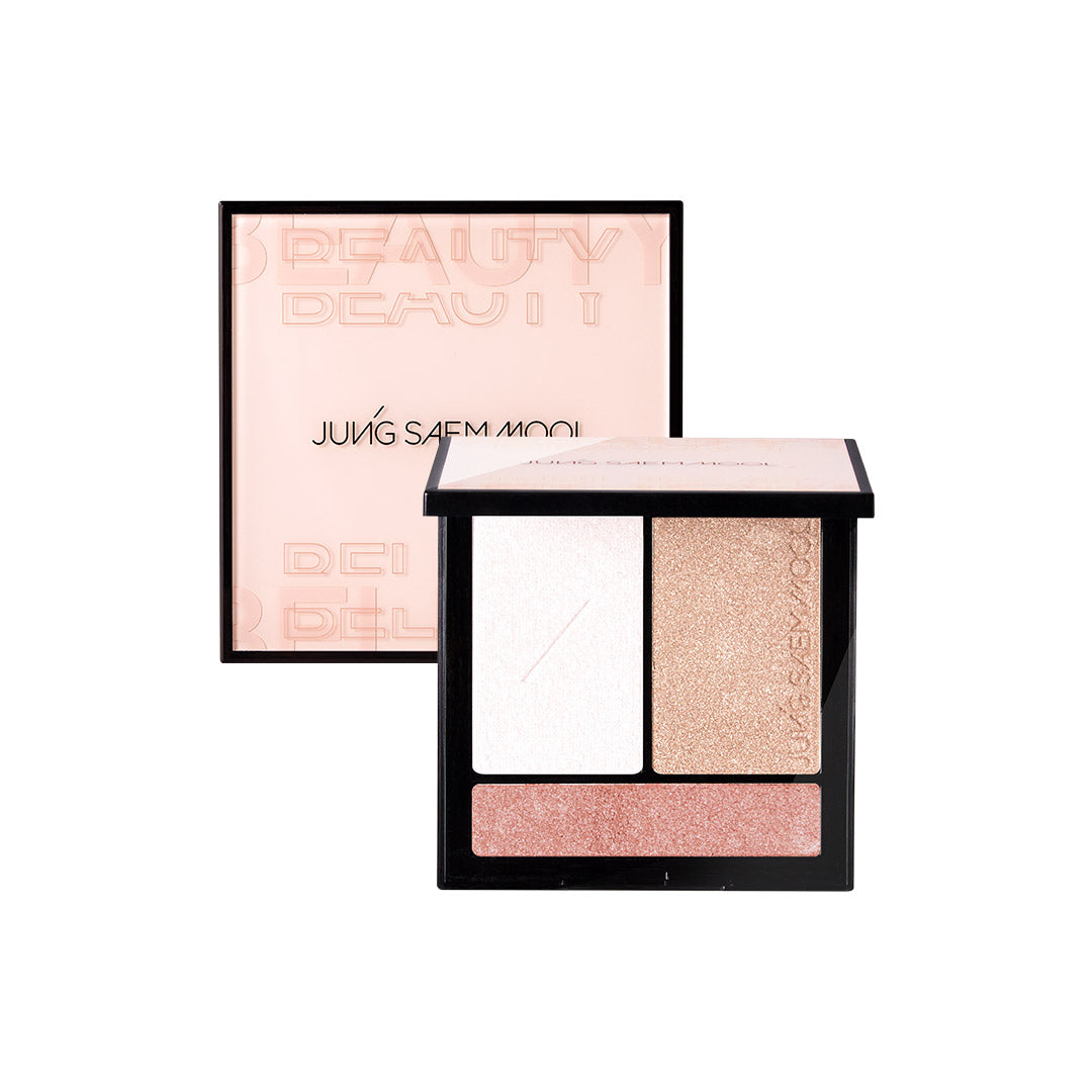 JUNG SAEM MOOL Artist Face Palette Highlighter - Korean face palette, view 2
