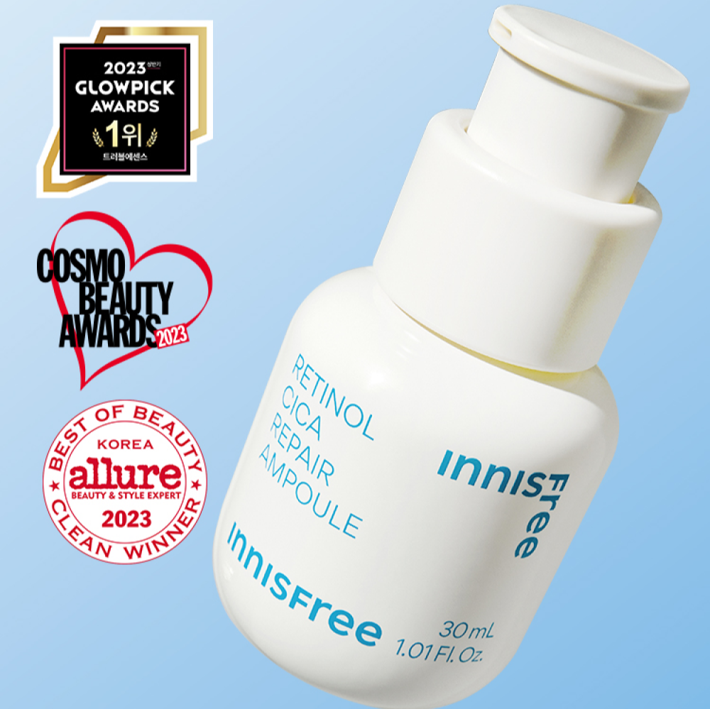 INNISFREE Retinol cica repair Ampoule 30ml available on Koolseoul.com, your Korean Eshop from Seoul !