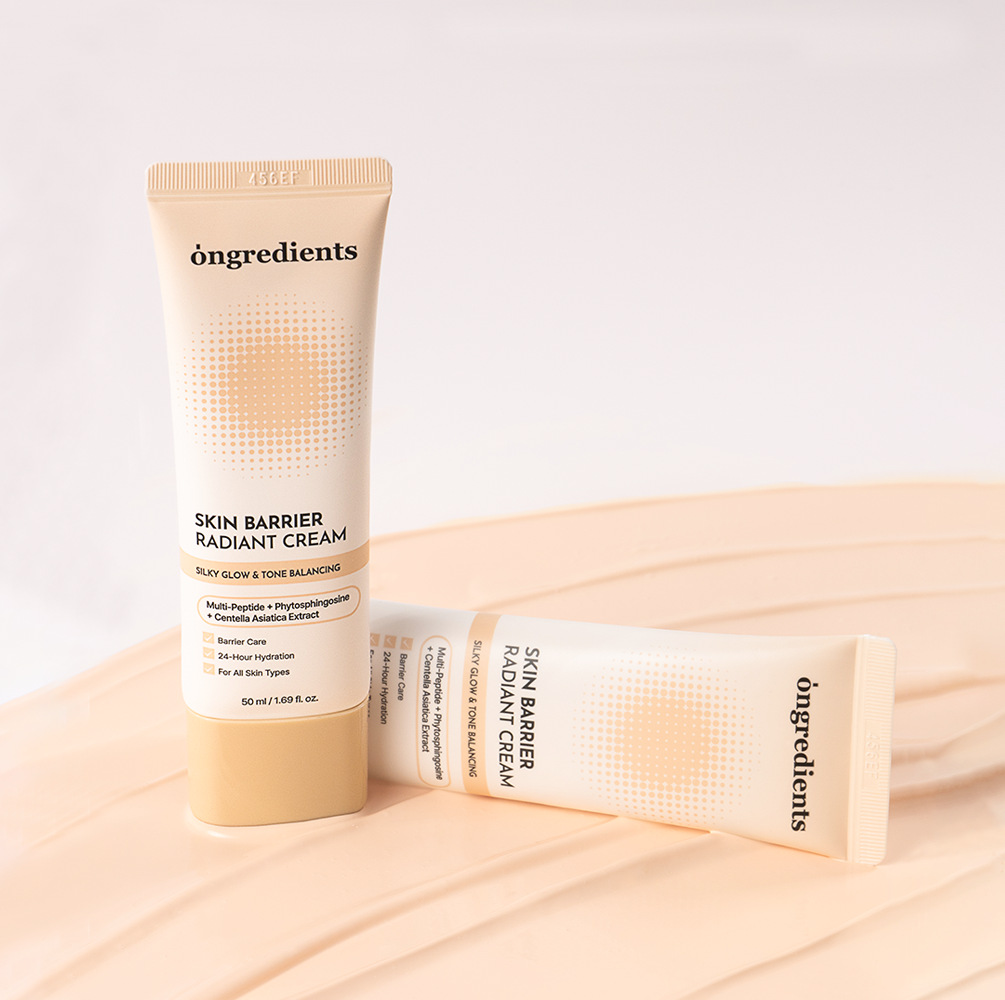 ONGREDIENTS Calming Lotion EX 220ml & Radiant Cream 50ml Set - Korean skincare set, view 2