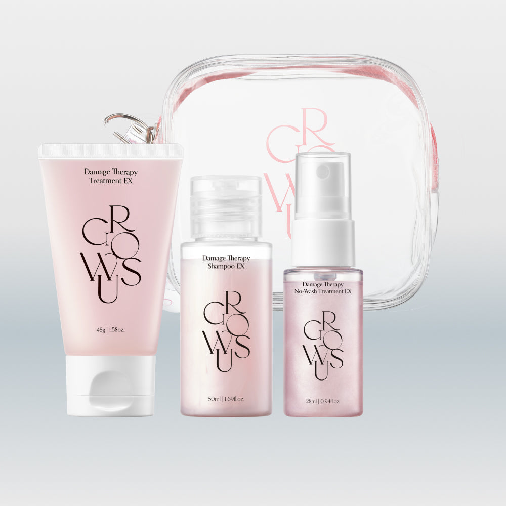 GROWUS Damage Therapy Travel Kit - Korean hair care set
