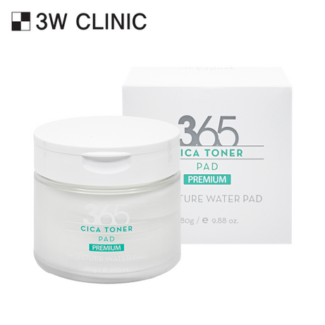 3W CLINIC 365 Days Cica Toner Pad 280g (70p)