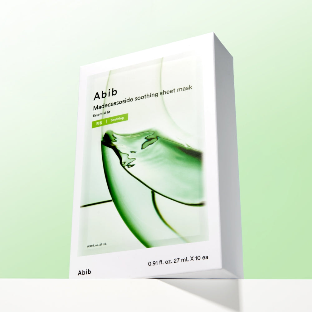 ABIB Essential Fit Sheet Mask Madecassoside Calming 10 Sheets