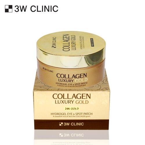 3W CLINIC Collagen Luxury Gold Hydrogel Eye & Spot Patch 90g | Kool Seoul