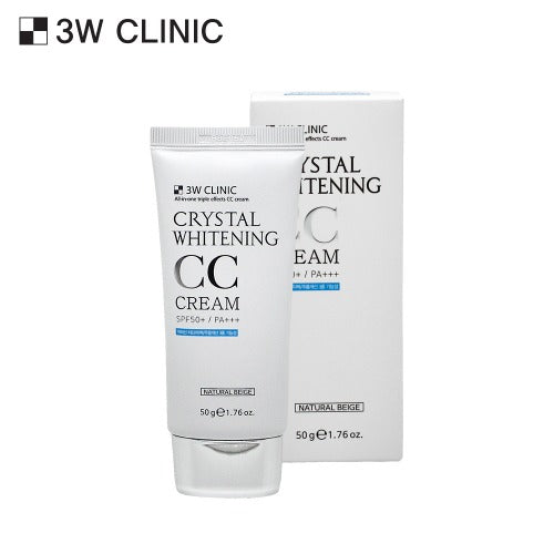 3W Clinic Crystal Whitening Cc Cream Natural Beige 50g