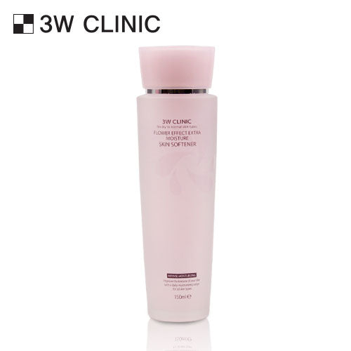 3Wクリニック フラワーエフェクト エクストラ モイスチャライジング スキン ソフナー 150ml