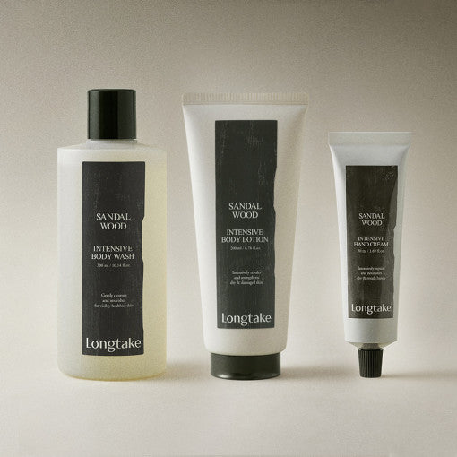LONGTAKE Body 3 piece set (Body Lotion, Body Wash, Handcream) | Kool Seoul