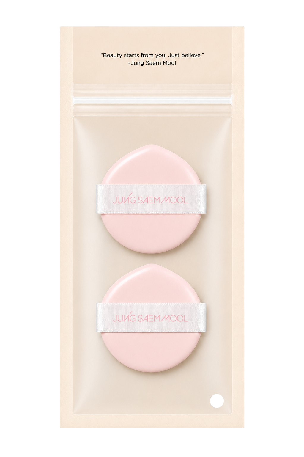 JUNG SAEM MOOL Masterclass Volume Cushion Radiance Puff - Korean makeup puff, view 2