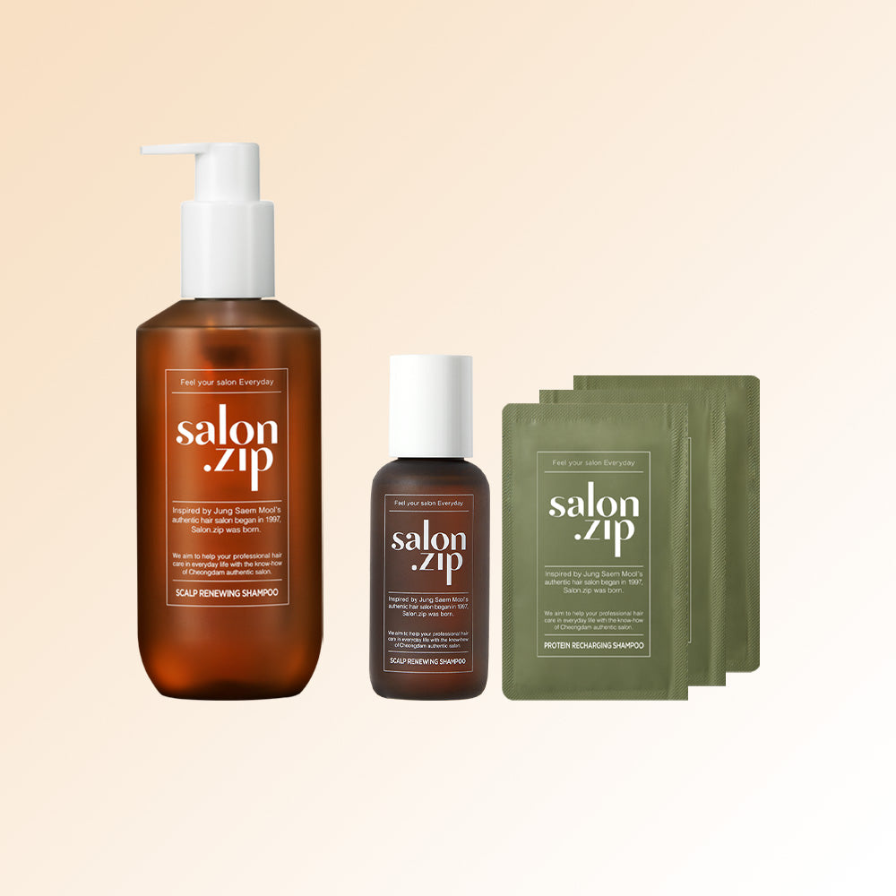JUNG SAEM MOOL Salon Zip Scalp Renewing Shampoo - Korean shampoo
