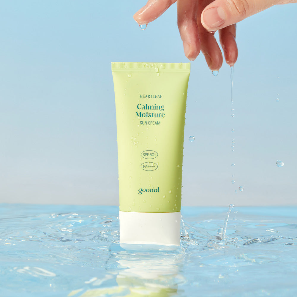 GOODAL Pure Houttuynia Soothing Moisture Sun Cream Set + Mini + Serum
