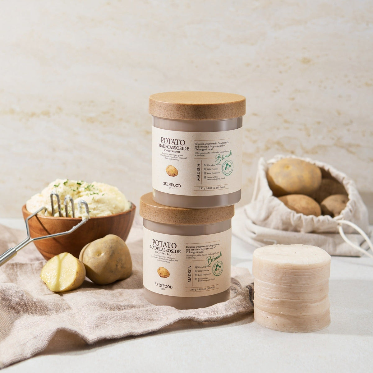 Skinfood Potato Madecassoide Soothing Pad