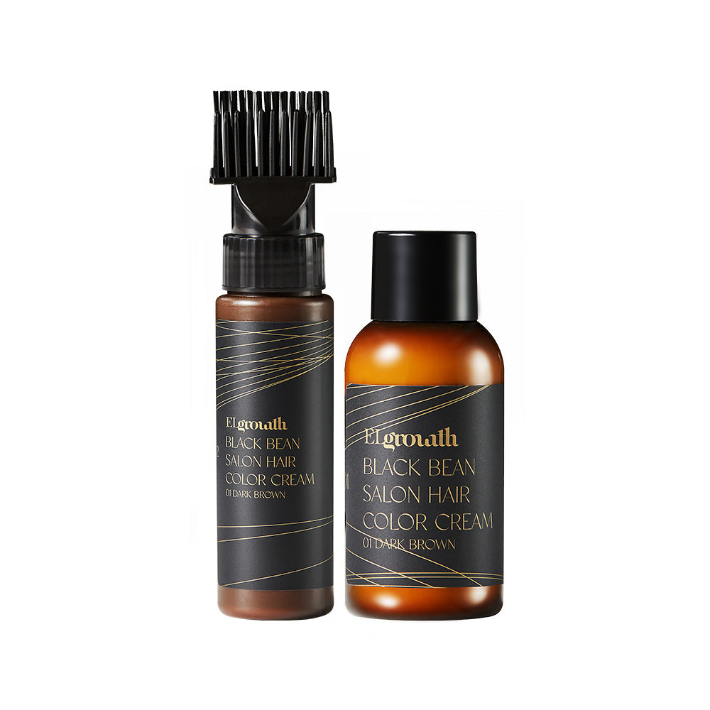 ELROEL L.Growth Black Bean Salon Hair Color Cream - Korean hair color