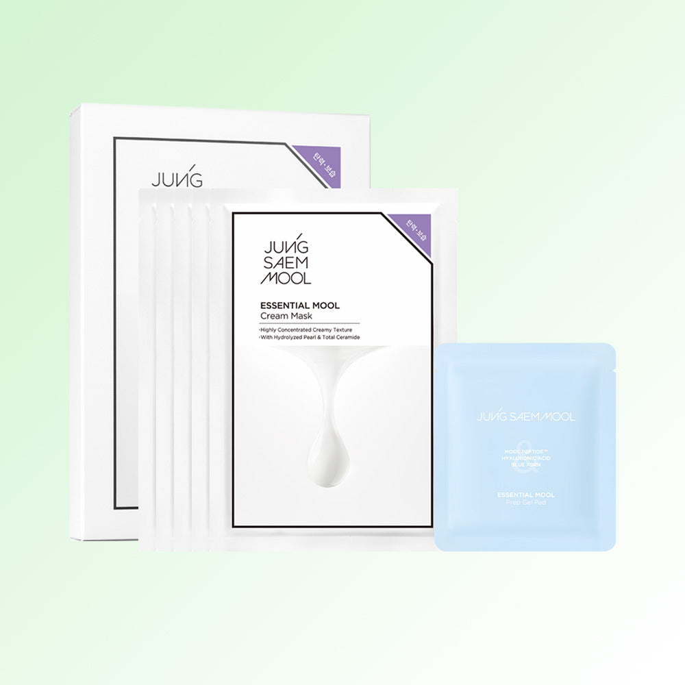 JUNG SAEM MOOL Essential Mool Cream Mask Set - Korean sheet mask