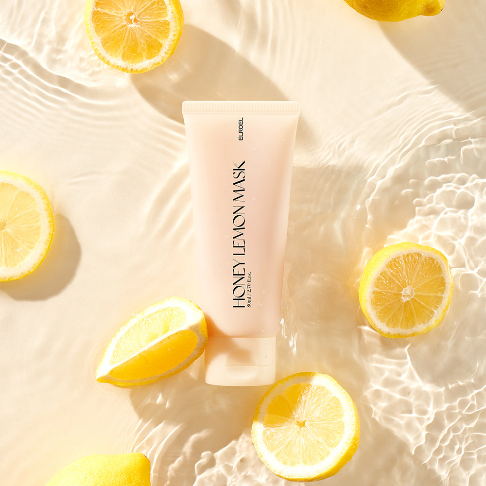 ELROEL Honey Lemon Mask - Korean wash-off mask