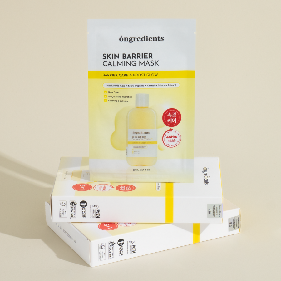 ONGREDIENTS Skin Barrier Calming Mask (6 Sheets)