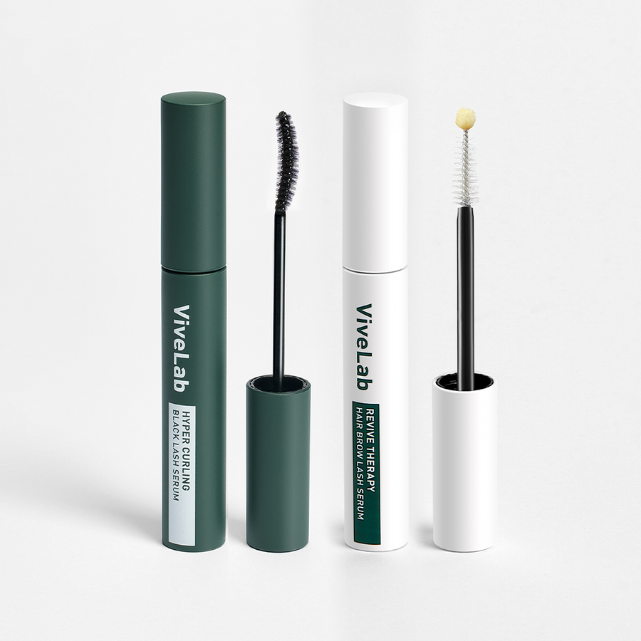 VIVELAB Hyper Curling Black Lash Serum & Hair Brow Lash Serum Set
