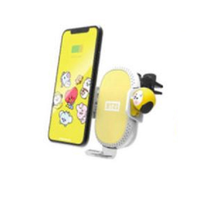 BT21 Chimmy 急速ワイヤレス カーチャージャー — BTS