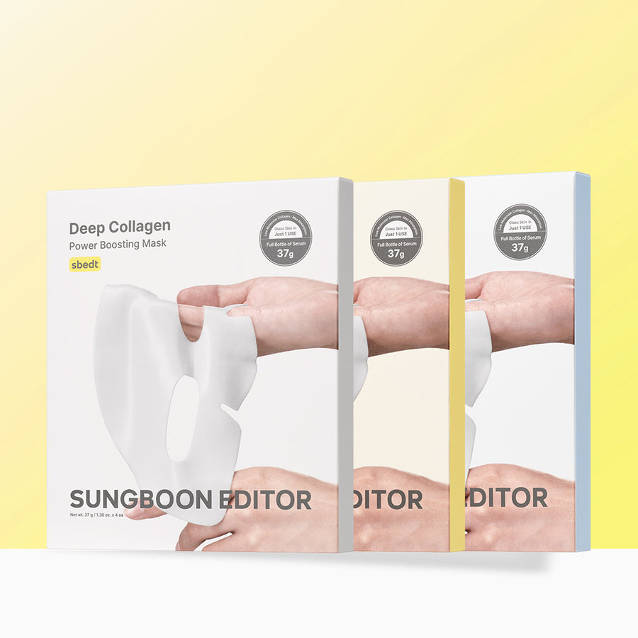 ソンブンエディター Deep Collagen シート マスク 12 pcs