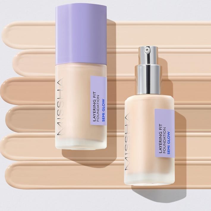 MISSHA Layering Fit Foundation Semi Glow 35ml | Kool Seoul