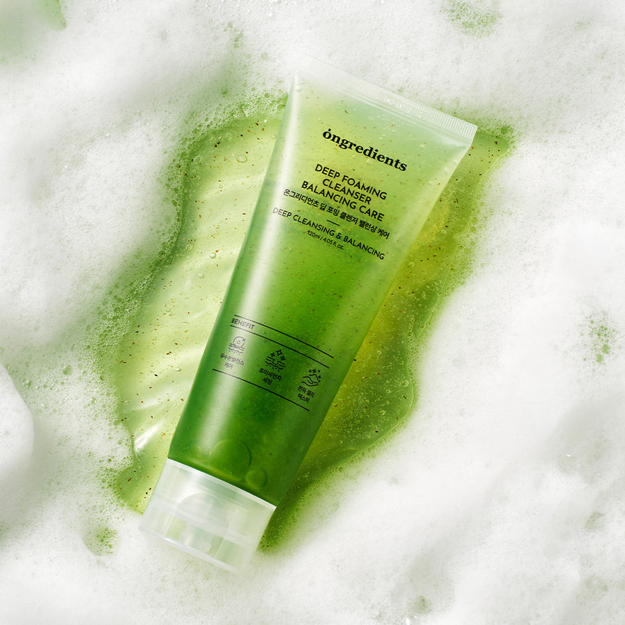 ONGREDIENTS Deep Foaming Gel Cleanser